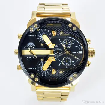 [Original]2019 Military Luxury Montres Mens New Original Reloj Big Dial Display Watches Dz Wrist Watch
