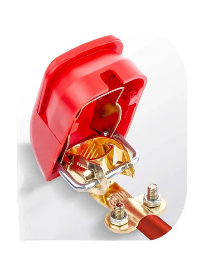 COPPIA MORSETTI BATTERIA ( E -)RIAPRIBILI IN OTTONE - Confezione Da 2 - Foto 8