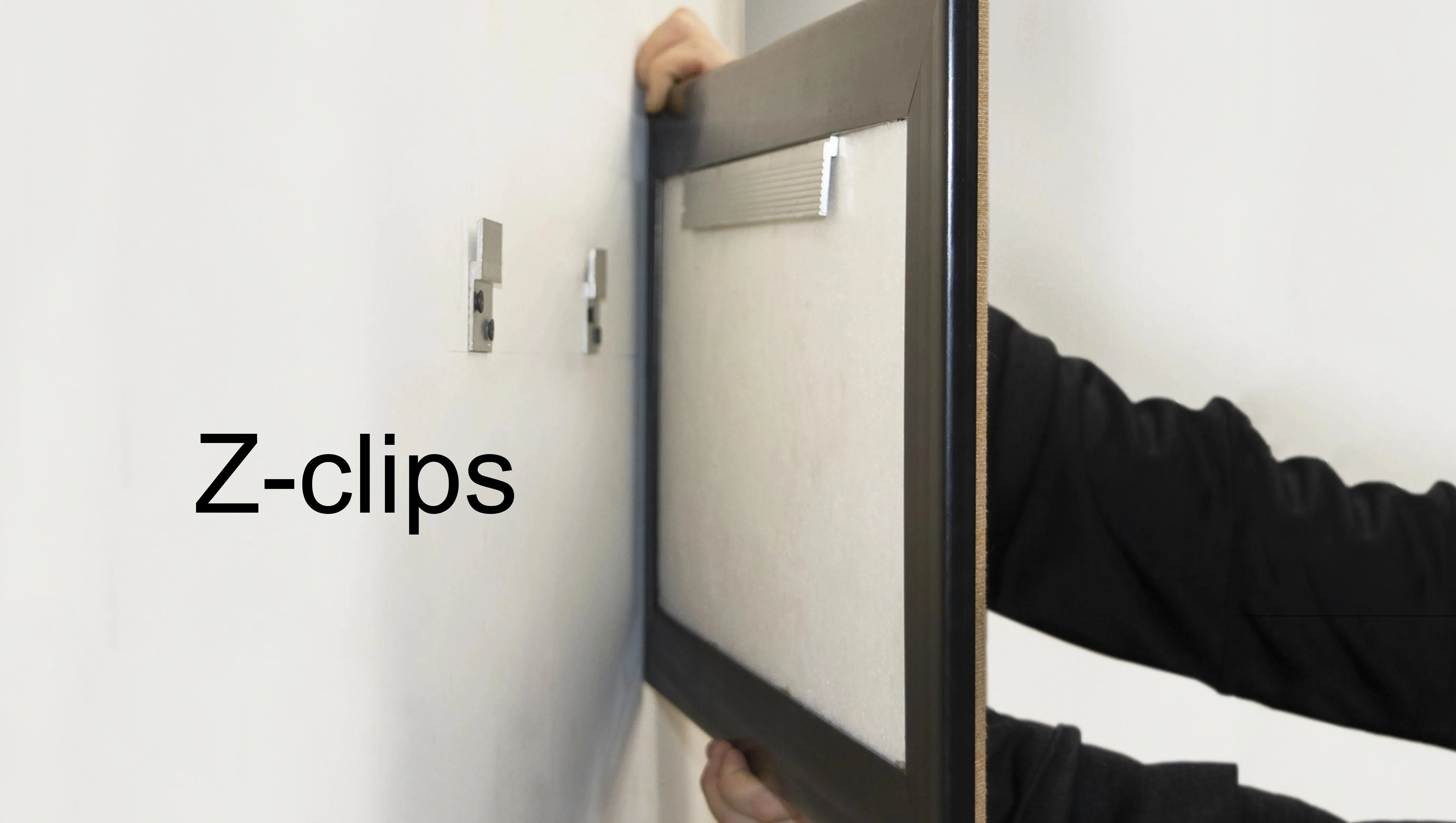 Heavy Duty Hanging System - Extruded Aluminum French Cleat Z Clip