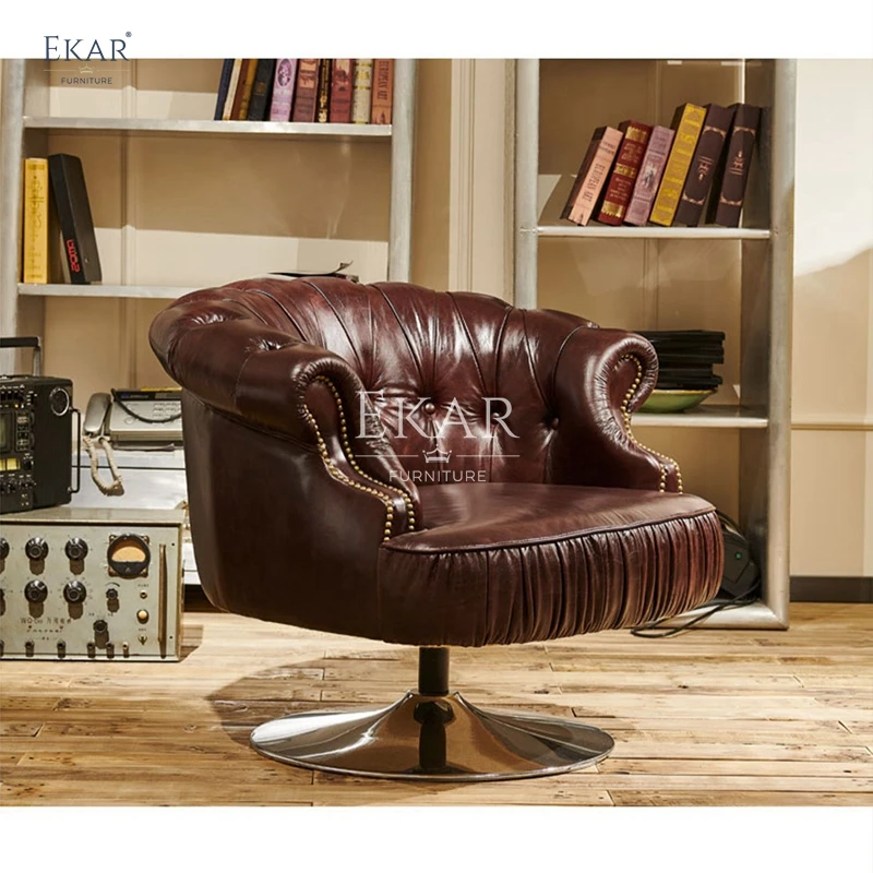 product new design living room leather leisure chair single sofa living room furniture-59