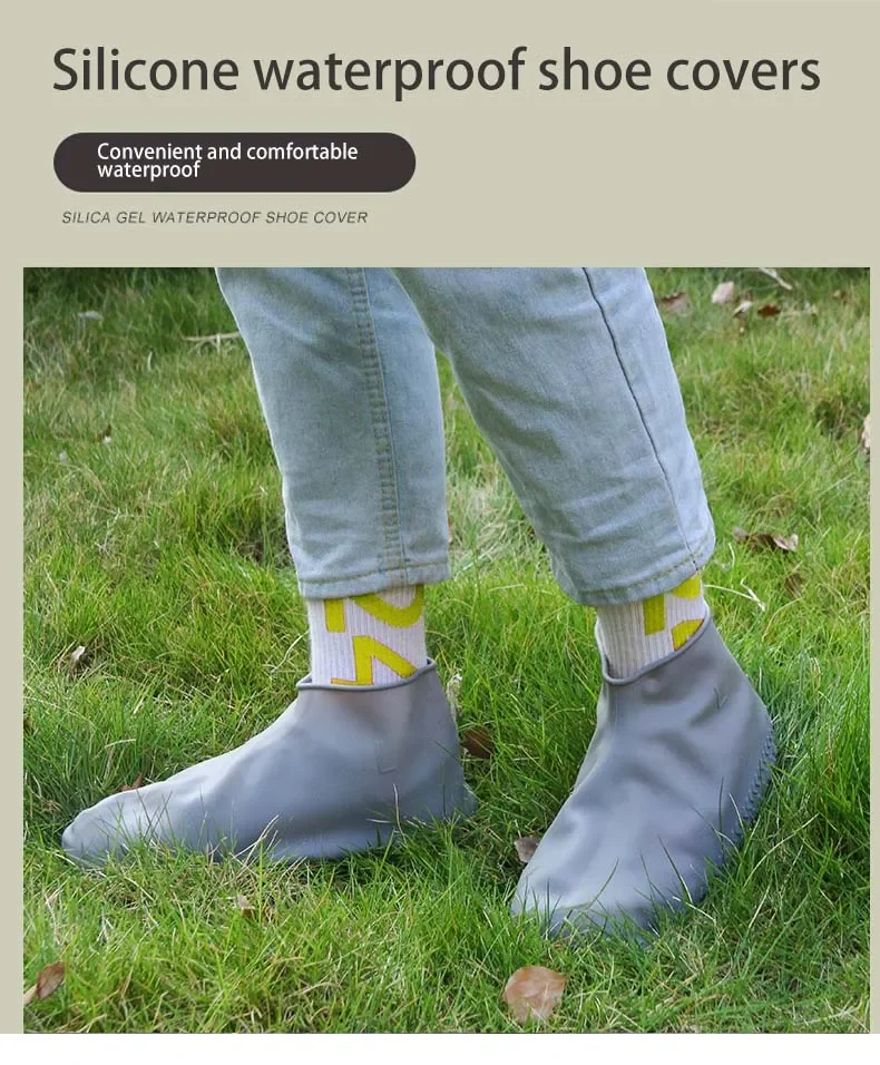 Wholesale Custom Silicon Rain Shoe Cover Shoe Covers Booties Rainproof