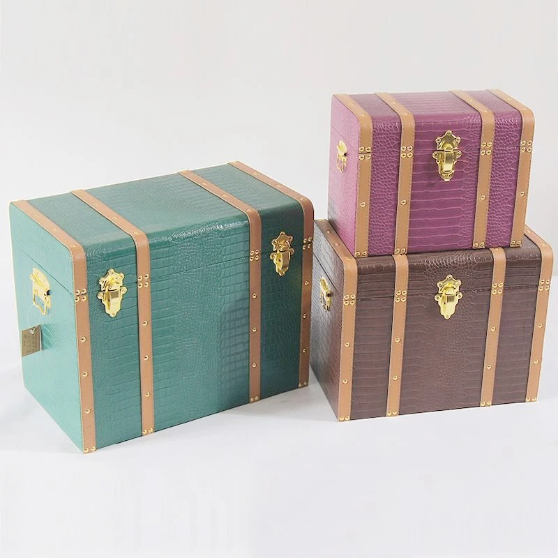 Mdf,Rexine Trunk Box For Gifts