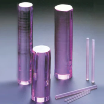 Nd:YAG- laser crystal with high efficiency  Low threshold