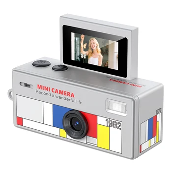 LK030 Retro Miniature Compact Thumb Camera-HD Resolution Pocket Campus Outdoor Vlog Camera-for Taking Photos on the Go detail image