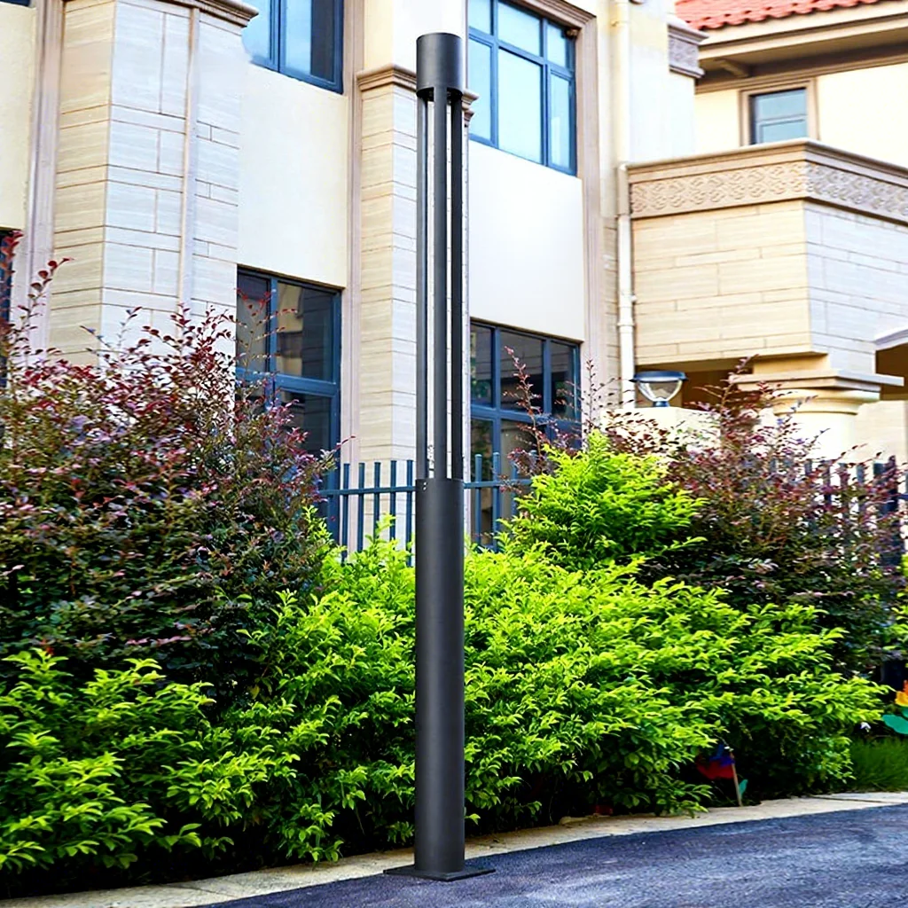 Lampu Taman Luar Ruangan Tahan Air dari Aluminium dengan Rating IP55 dan Suhu Warna 3000K yang Sangat Terang untuk Area Luas