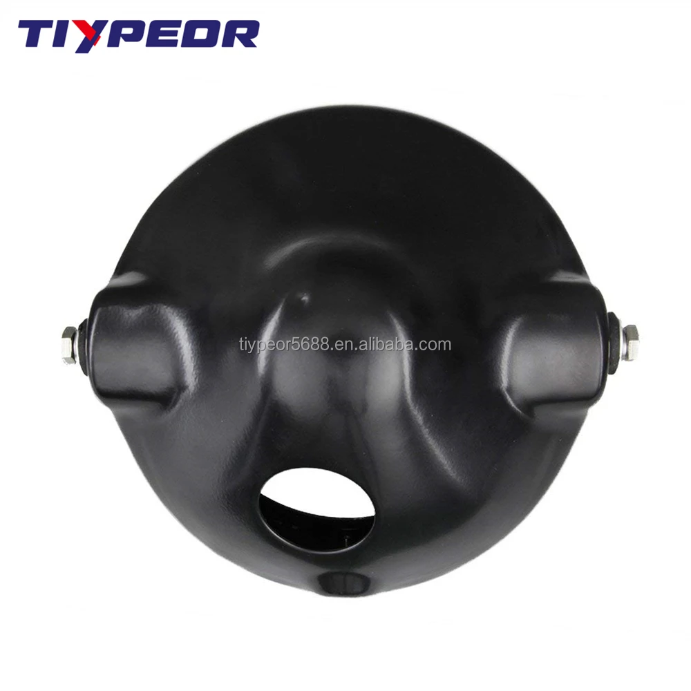 chrome 7 headlight housing black 7 inch housing accessories-4