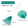 Mini 14-Tooth Plastic Leaf Rake