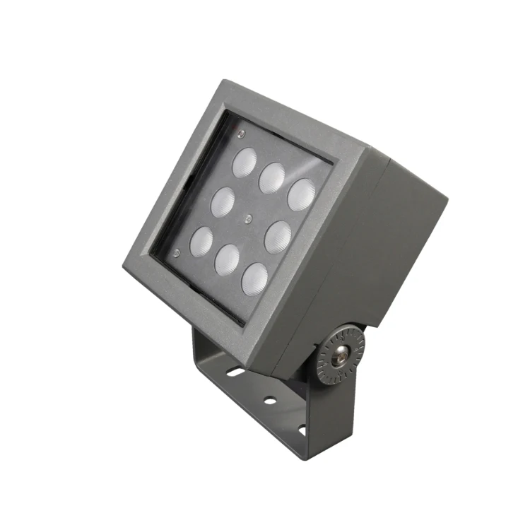 Hot selling narrow beam 3.5 degree led floodlight AC220V high voltage square shape white IP67 waterproof outdoor flood light
