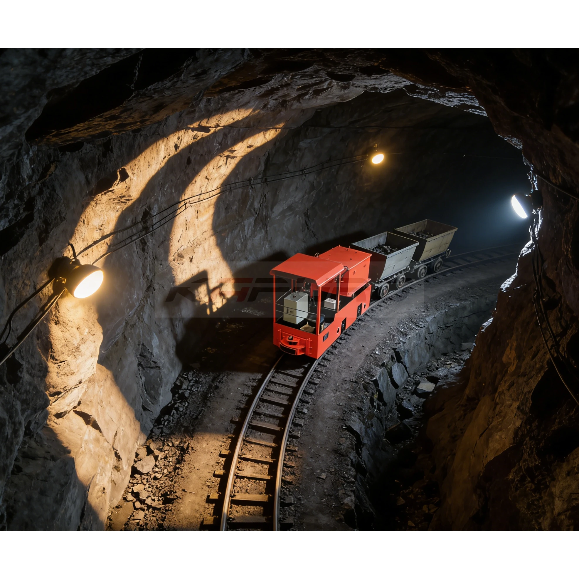 product kapuro 25 tonne narrow gauge diesel electric locomotive with motor  gearbox for mine tunnel transportation-14