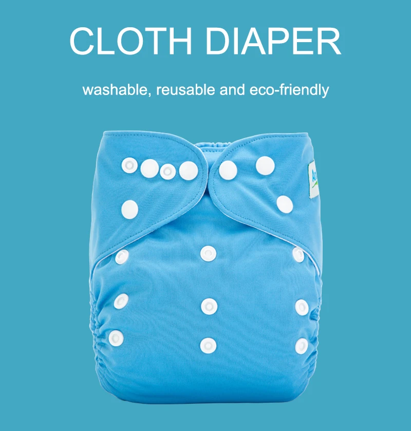 Wholesale Cheapest Pocket Cloth Nappy Solid Color Organic Waterproof