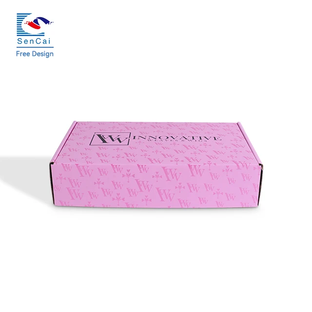 Factory Price Customized Logo Gift Art Paper Box Double Printing Spot UV Shipping Corrugated Mailer Box manufacture