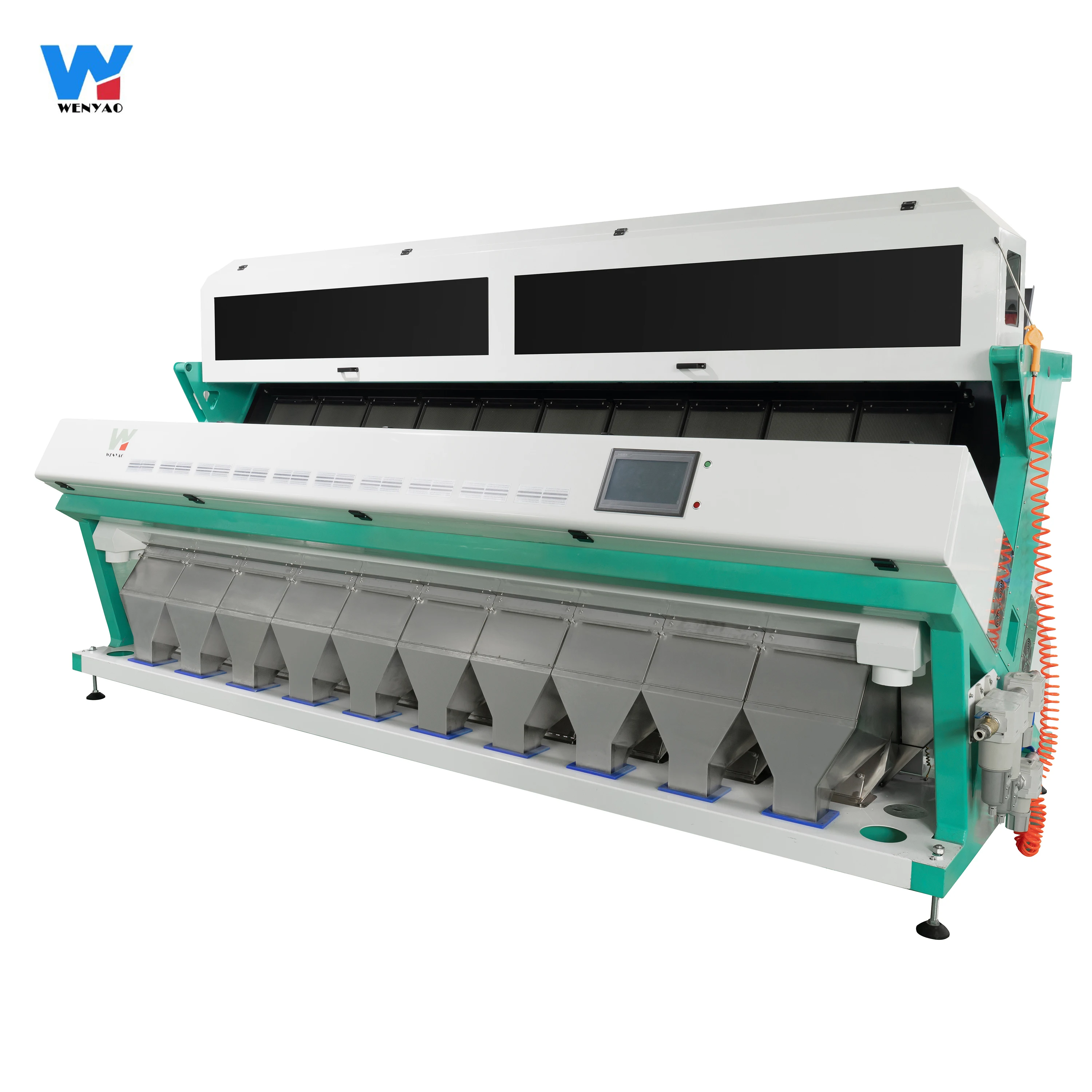 Green blue brown glass color sorter machine High precision rock salt optical sorting machine salt color sorter