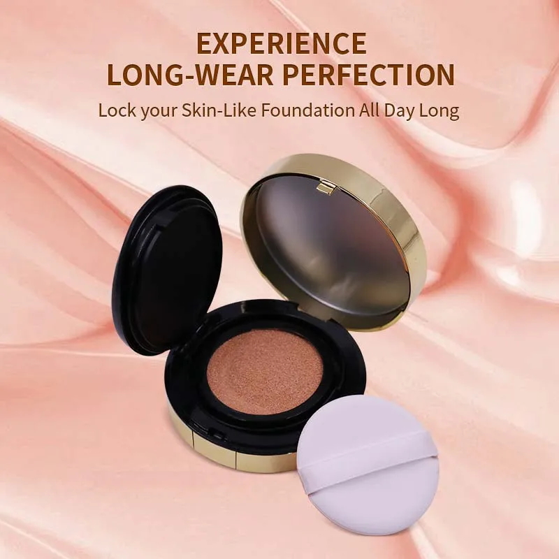 OEM Private Label Face BB Air Cushion Full Coverage Hydrating Concealer CC Cream Cushion Foundation for All Skin manufacture