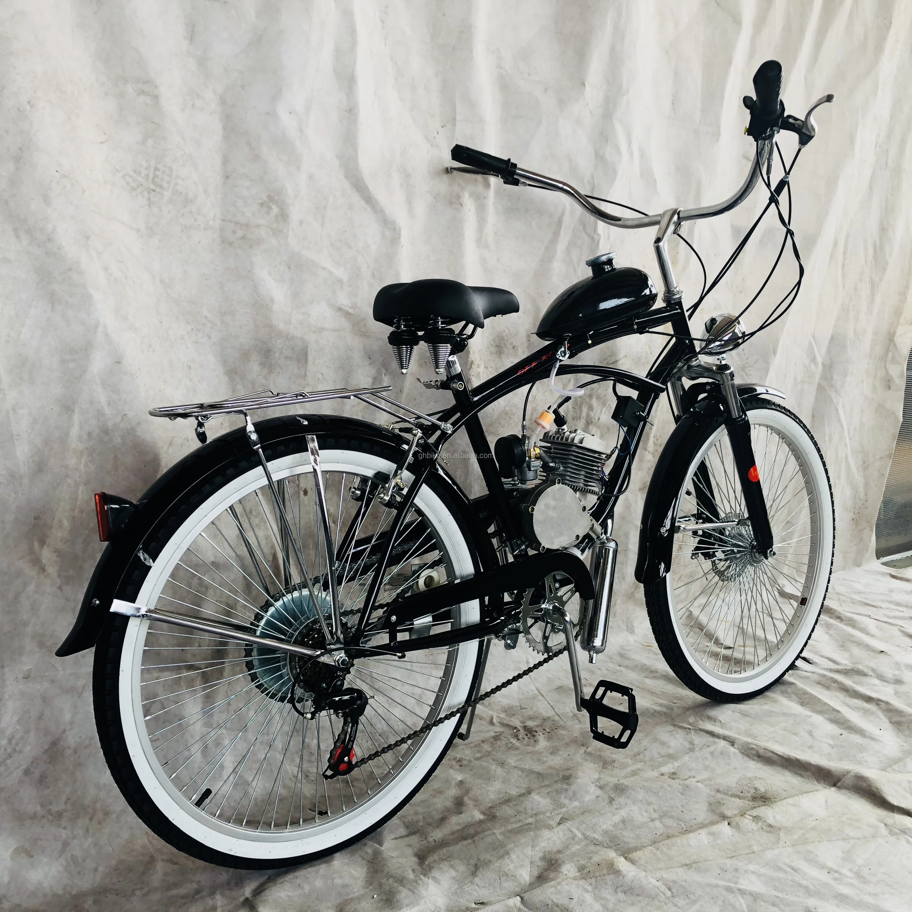 beach cruiser bike with engine