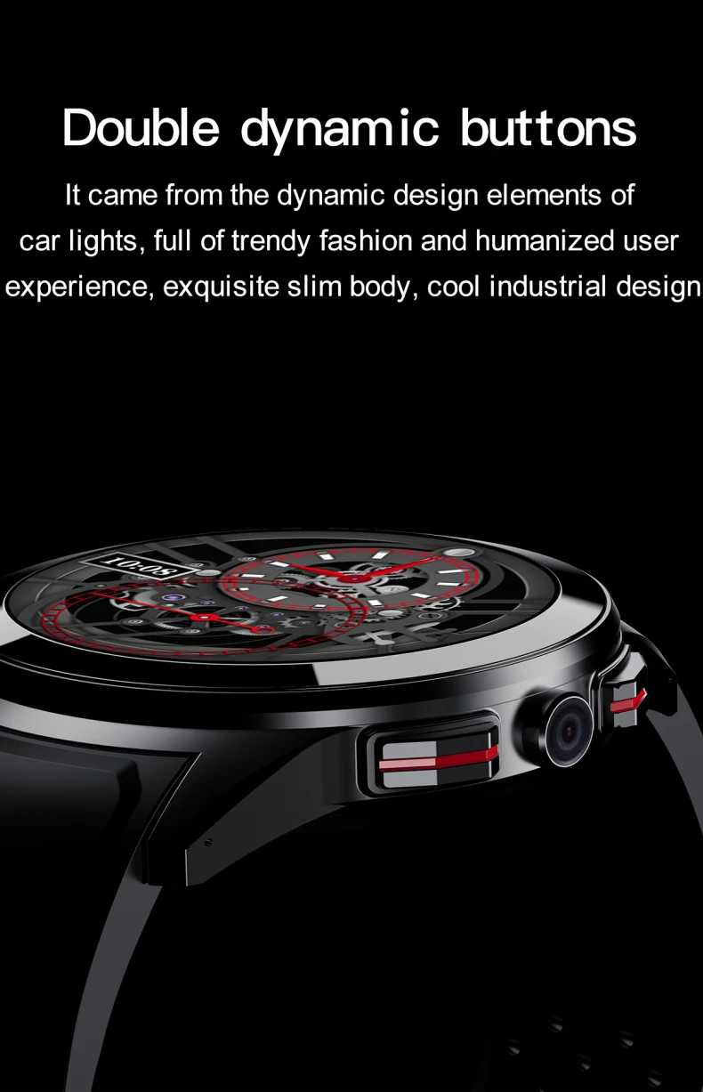New Lt10 Smart Watch Android 9.1 4g Gps Wifi 1gb Ram 16gb Rom Heart Rate  Smartwatch 1.39\