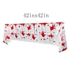180x108 blood stain tablecloth