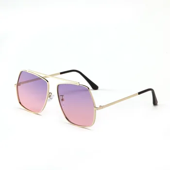 Trendy Polygon Oversized Sunglasses Metal Frame UV400 Amazon.com: S.NOTIO Polygon Sunglasses for Women Fashion  main image 3