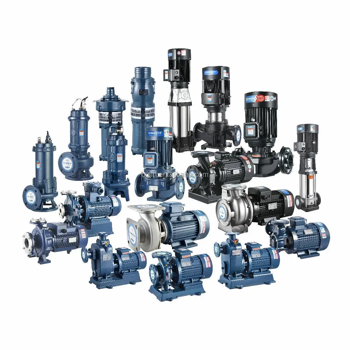 Irg Series Vertical Pipeline Centrifugal Pump Used For Circulating Transportation Clean Water