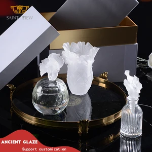 High Quality Factory Wholesale Crystal Oil Bottle Fragrance Set Wedding Giveaways for Guest Gift Package