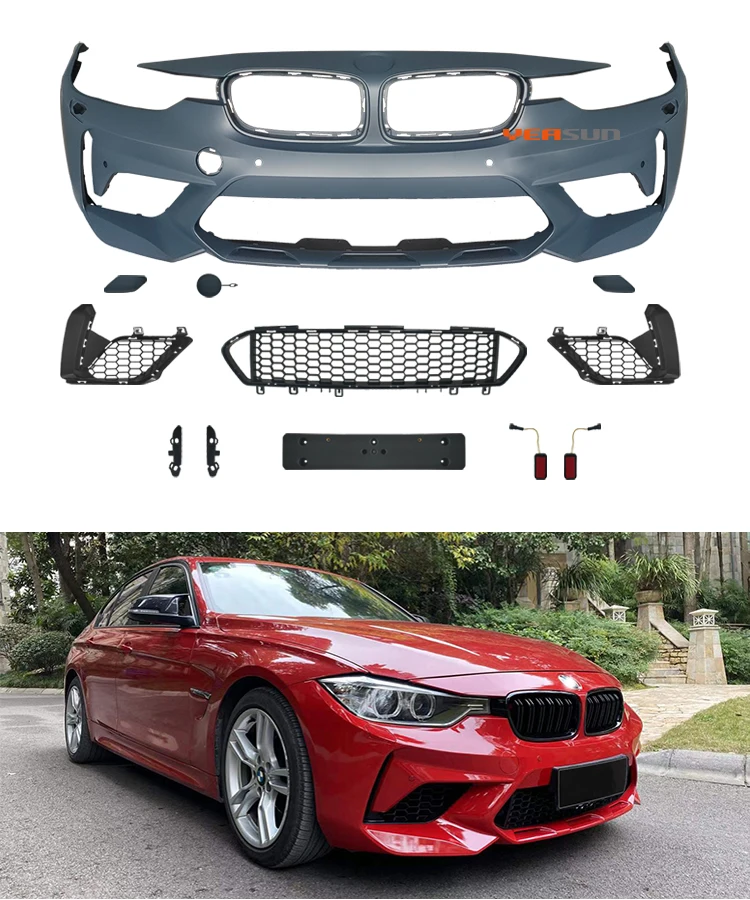 F30 M2 Competition M2C Front Bumper Set for BMW 3 Series F30 Bodykit
