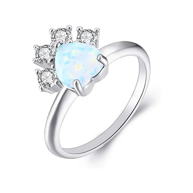 Fashion Dog Cat Claw Diamond Crystal 