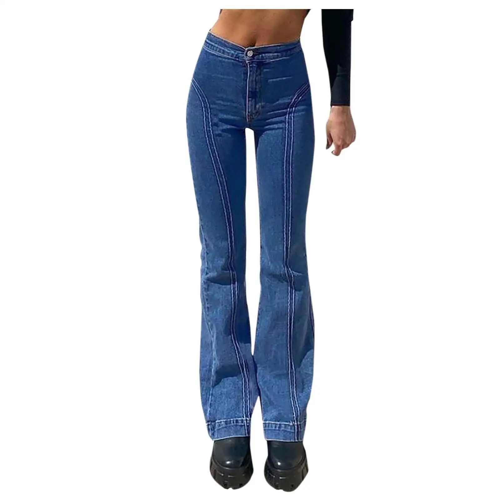 2021 New Fashion Ladies Jeans Trousers 