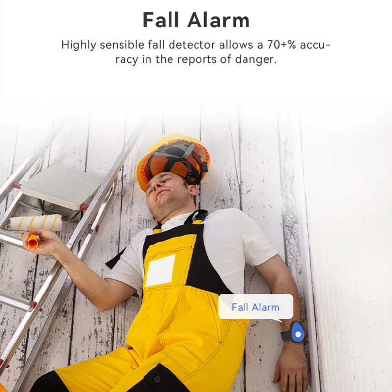 Google Map Mobile Tracking Gps Speed Limiter Man Down Alarm Device with Sos Panic Button Alert