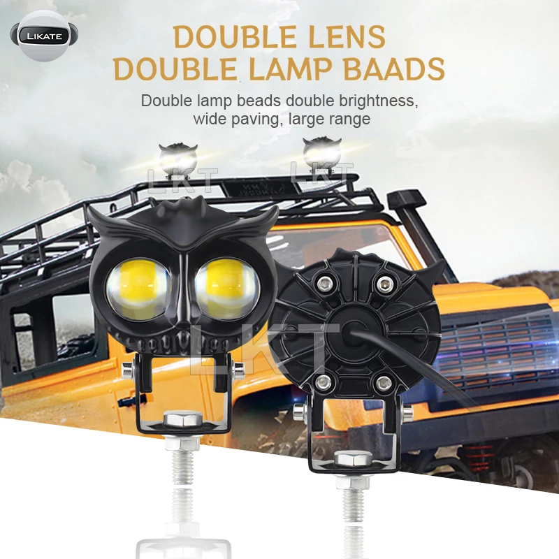 LKT Best Selling High Low Beam Dual Color Off Road Driving