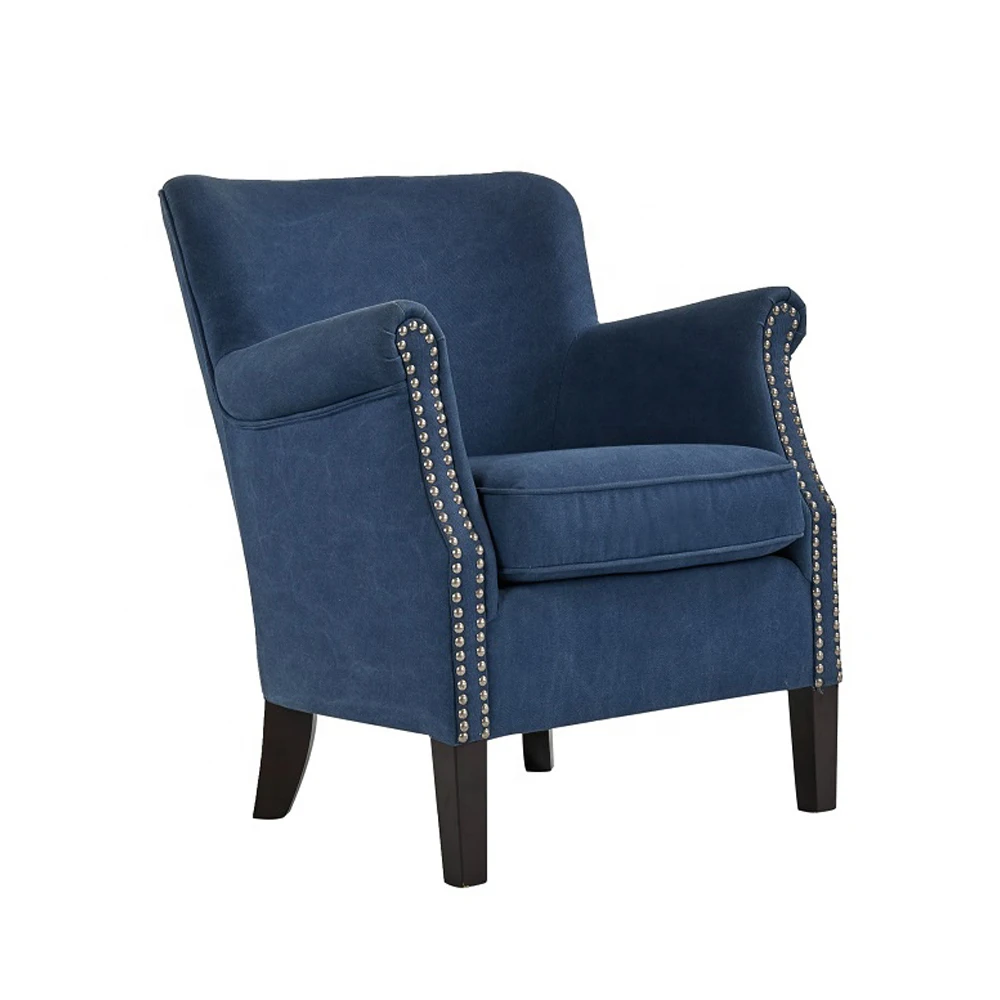 Frank Furniture Sofa Chair High End Living Room Sitting Navy Blue Accent Chair Buy Navy Blue Accent Chair