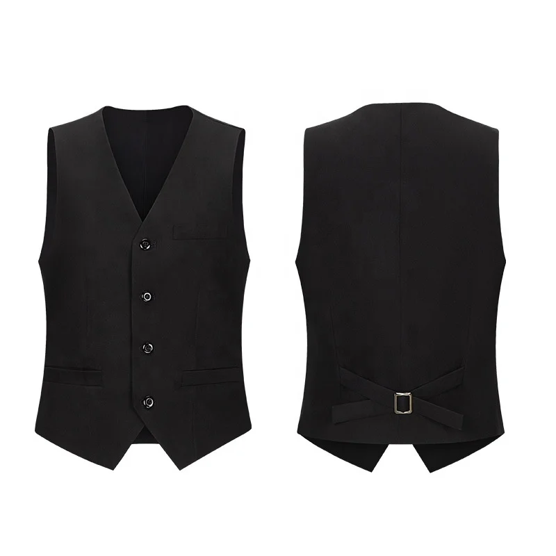 Work Clothes Vest Custom Embroidered Logo Hotel Catering Staff Cashier Vest Supermarket Convenience Store Work Clothes Vest