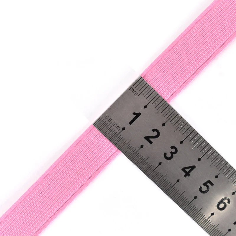 Garment Processing Accessories Flat Braided Elastic Band for Sewing Elastique Custom Strap