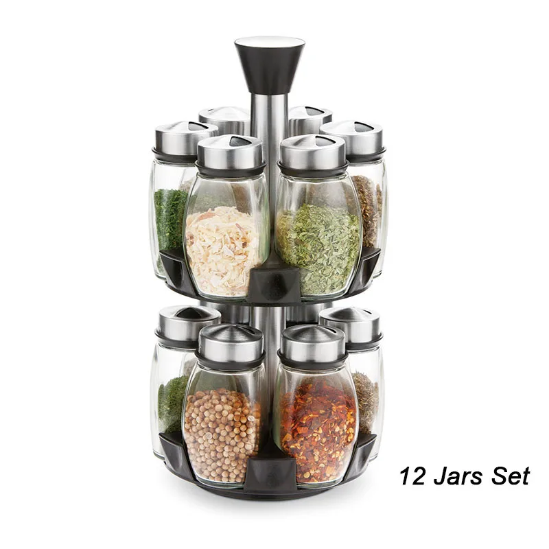countertop revolving spice rack