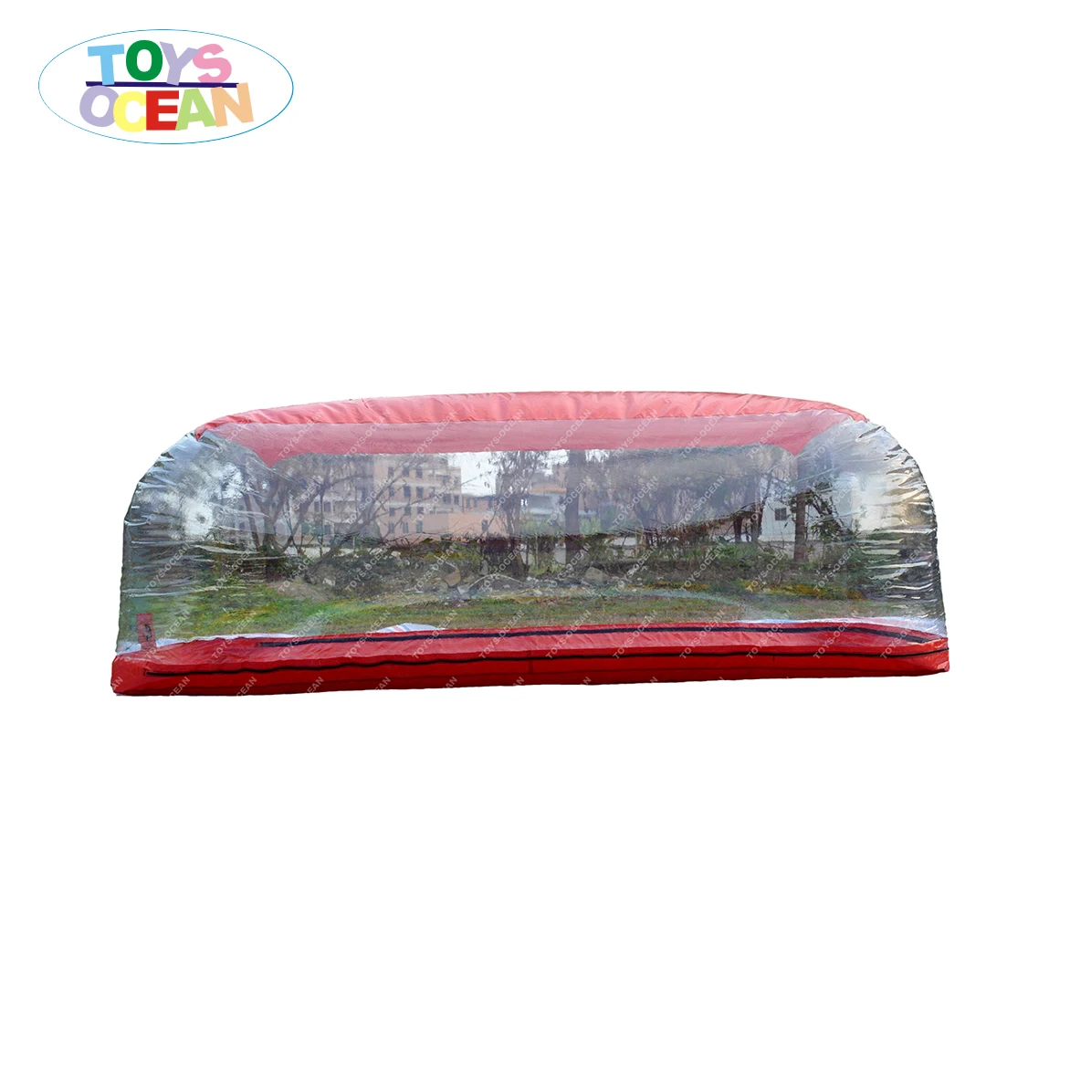 Inflatable Green and Transparent Bubble Car Display Capsule for Sale, Waterproof Car Cover
