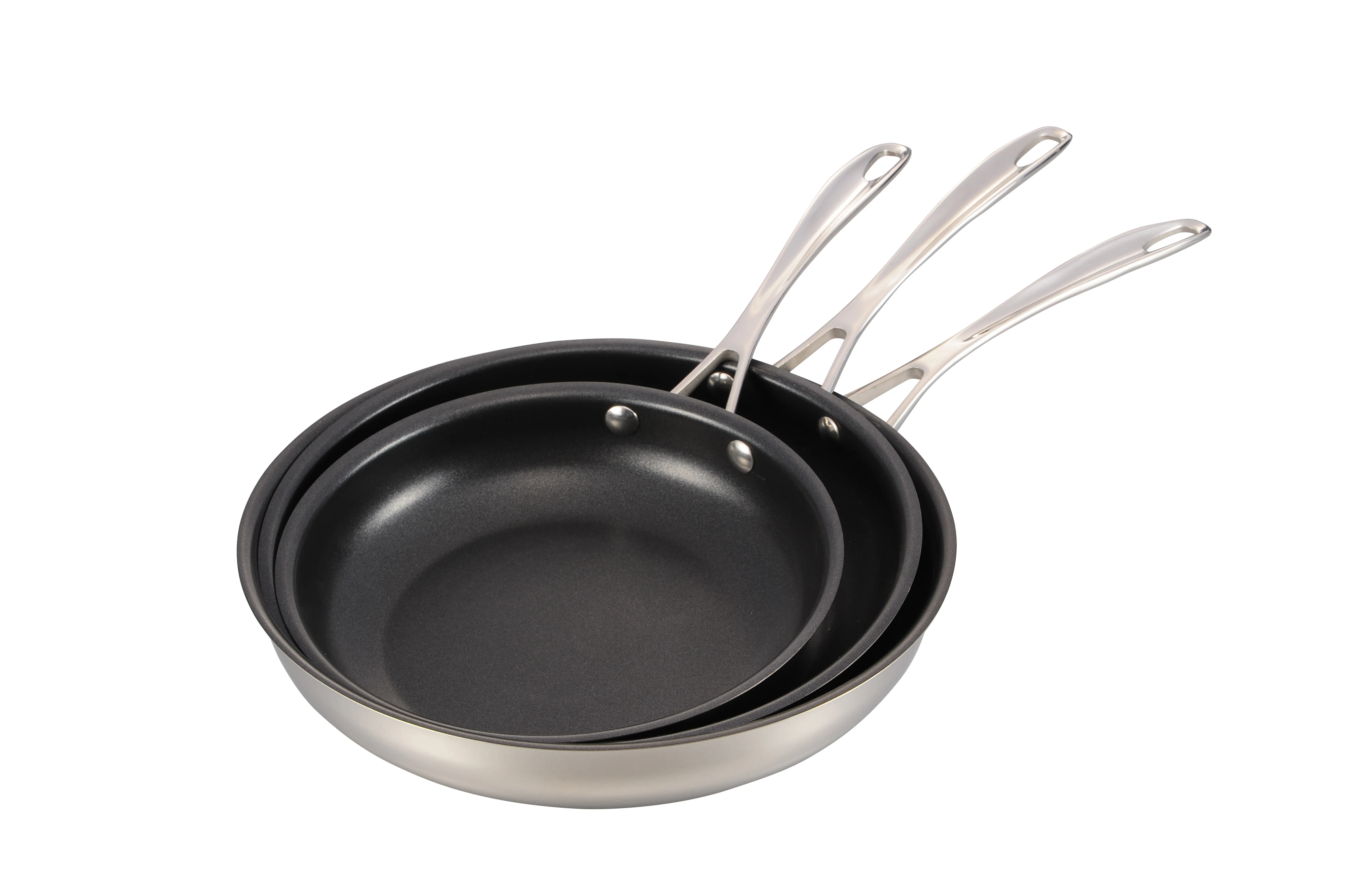 Industrial Cookware Cooking Casseroles Black Nonstick Cast Iron Frying Pan factory