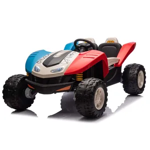 Super Power 24V 4WD Electric Unisex Ride-On Cartoon Insects Car Plastic Four Wheel Shock Absorption Toy for Kids 2-7 Years