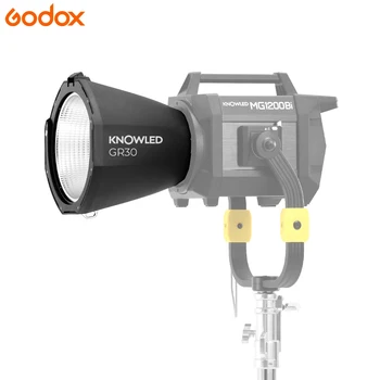 Godox GR30 1200W KNOWLED MG1200Bi Bi-Color LED Light Angle Light Lamp-Chimney Condenser Only Reflector detail image