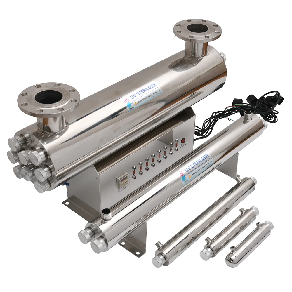 
 УФ стерилизатор питьевой воды 30 Вт 8gpm, ультрафиолетовый стерилизатор воды  