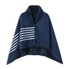 Blue white striped
