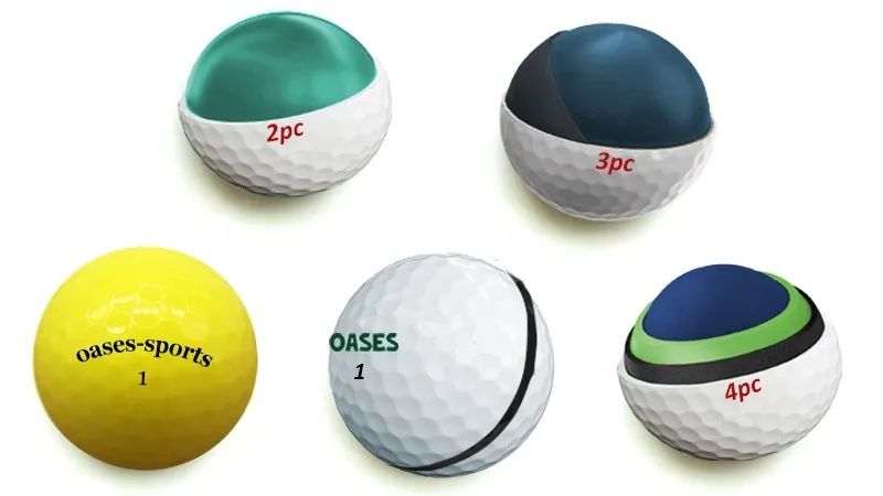 Customized Gift Box Packaging 2 3 4 5 Piece Soft Urethane Golf Ball For ...