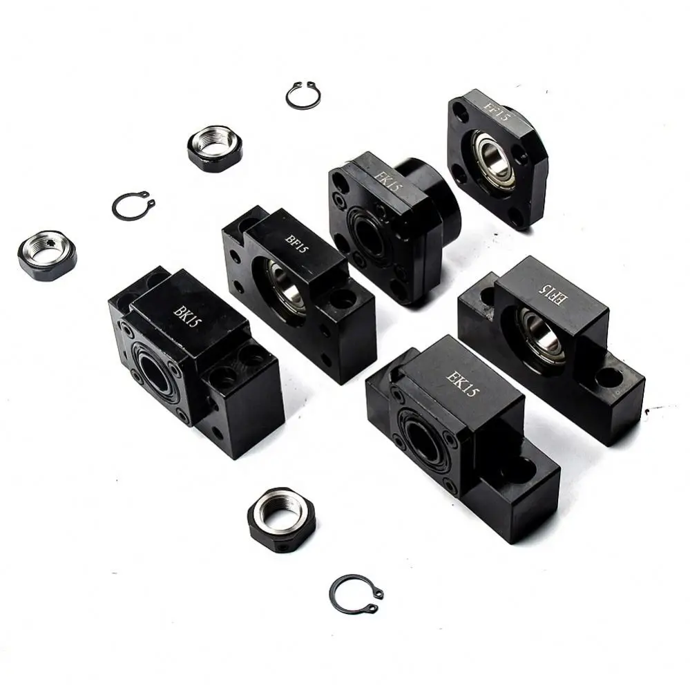 High Quality Support Seat Screw Fixing Ball BK10 BF10 BK12 BF12 BK15 BF15 BK20 BF20 Support SFU1204 SFU1605 SFU2005 Ball Screw