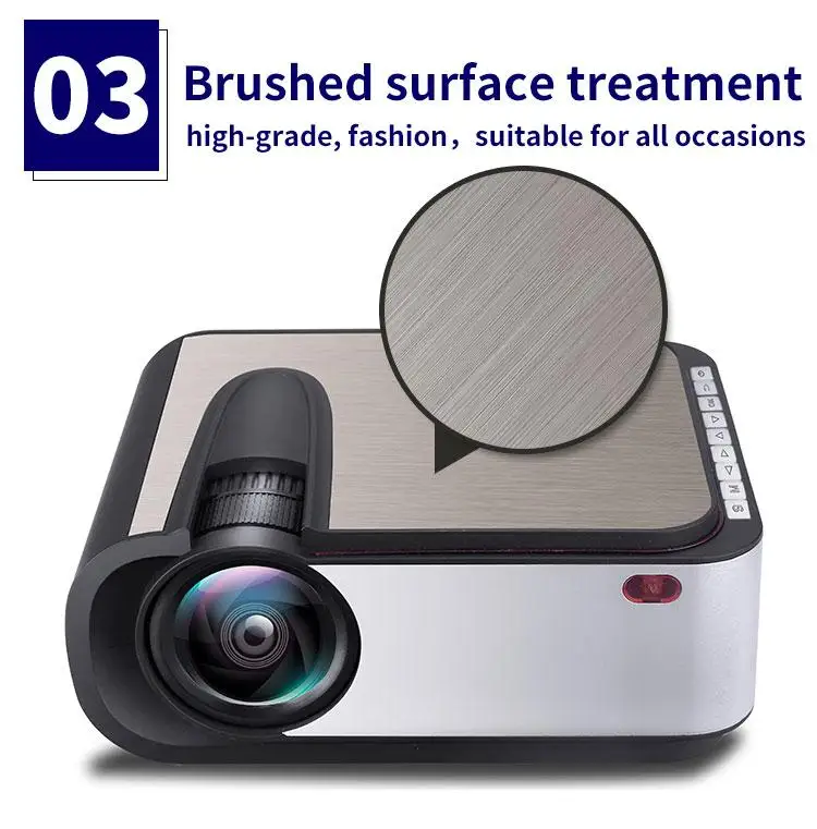 Smart 720P Full HD office data show projector home theatre projector