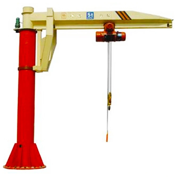 BZ Model Floor Mounted Column Electric Hoist Small Jib Crane 1 Ton