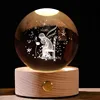 prince rose 6cm crystal ball-touch luminous lamp