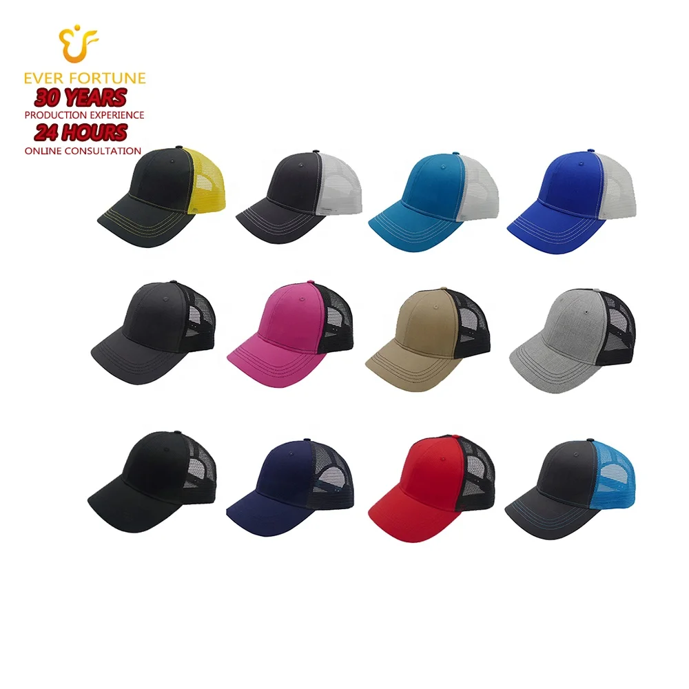 wholesale custom logo premium blank trucker