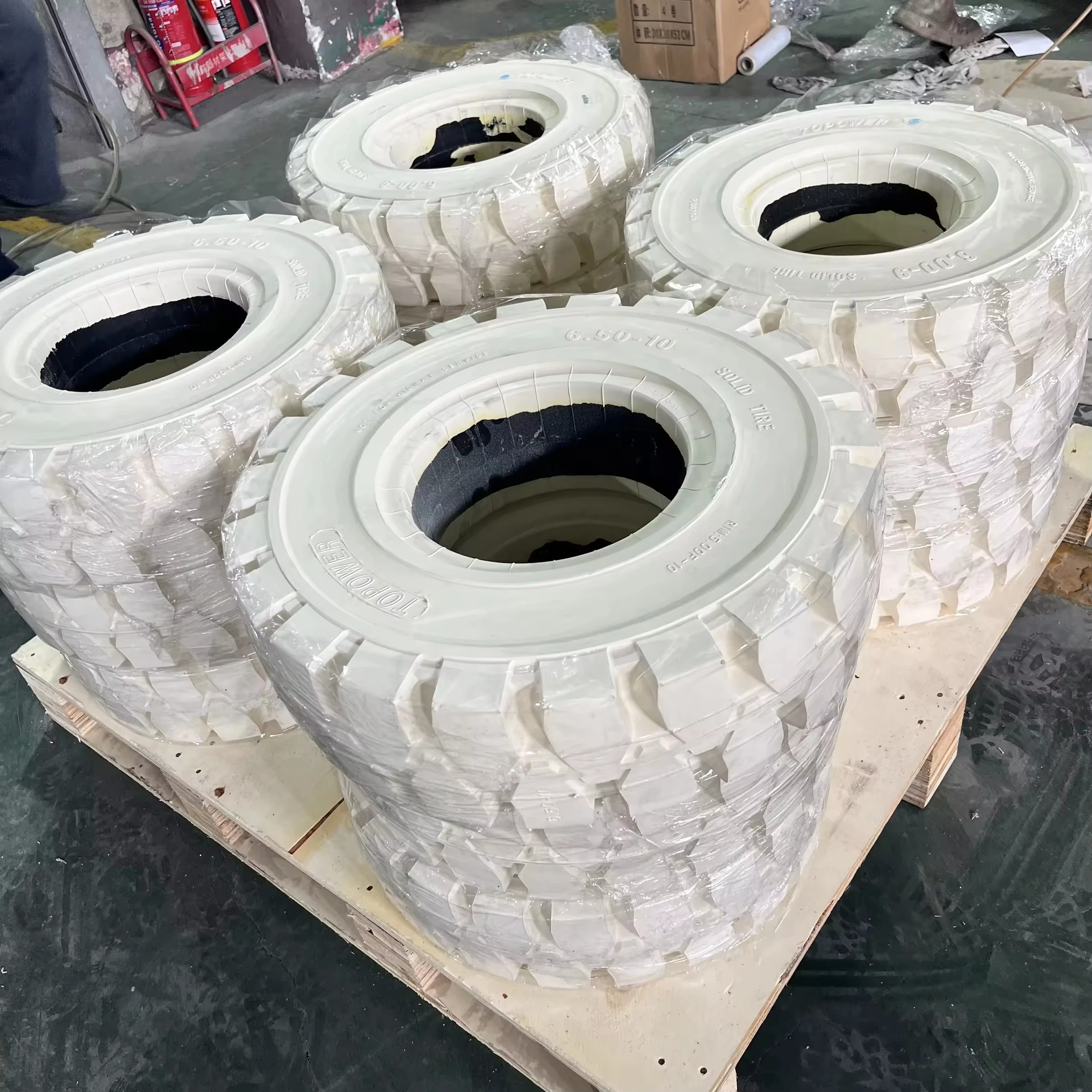 400x8 Solid Rubber Tire Use in Airport GSE Baggage Cart Solid Tires 400x8