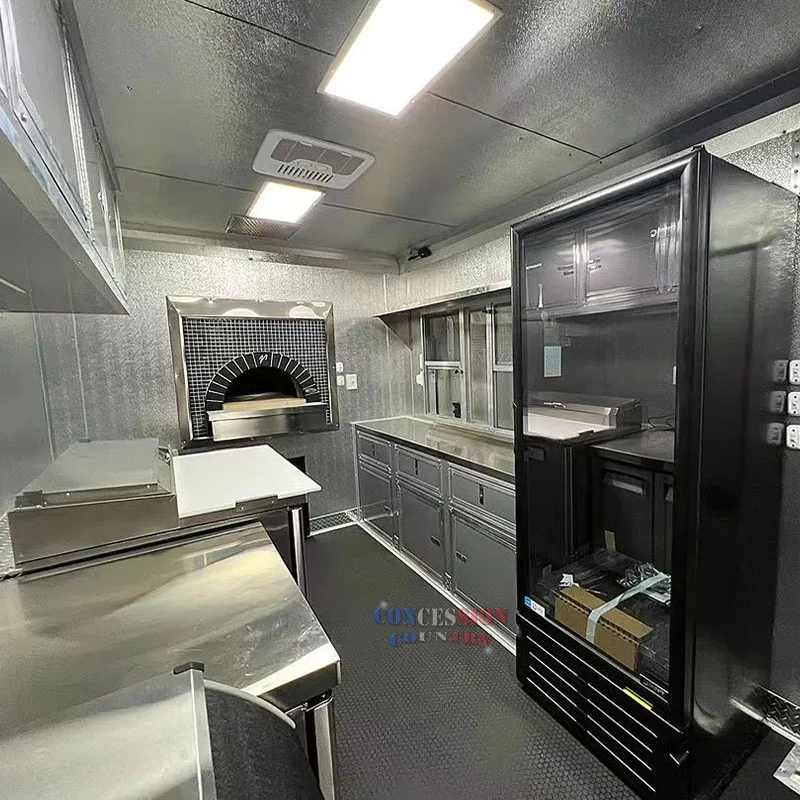 Pizza Trailer - Mobile Food Truck with Fully Equipped Kitchen
