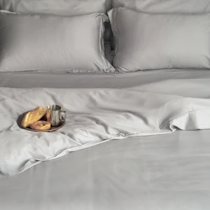 Natrual Bamboo Fabric Comforter Bedding Sets Luxury Bamboo Duvet Quilt Cover Set with Pillwocase