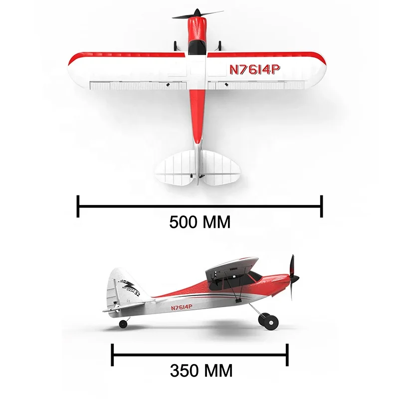 Volantex RC トレーナー飛行機 スポーツカブ500 6軸ジャイロ