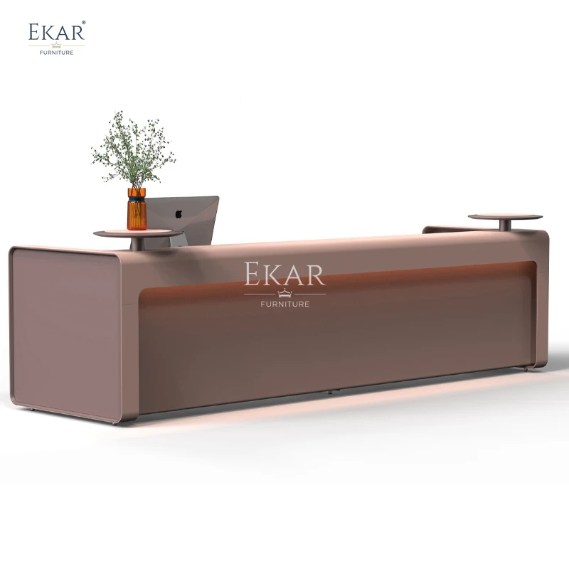 Modern company reception desk-commercial furniture-office furniture-desk manufacture