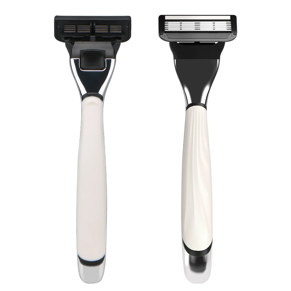 Five Curved  Blades System Razor With High Quality for Men Personal Care Imported Stainless Steel Blades Accept OEM